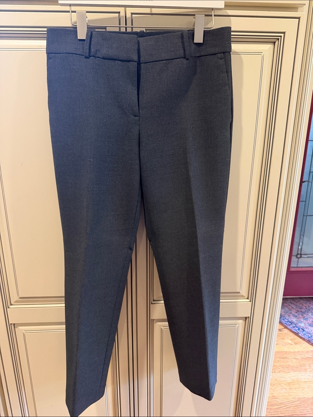 Ann Taylor Classic Dark Gray Tailored Dress Pants